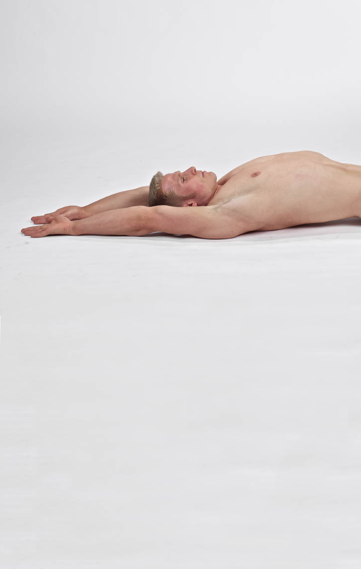 Lying Overhead Flexion Stretch